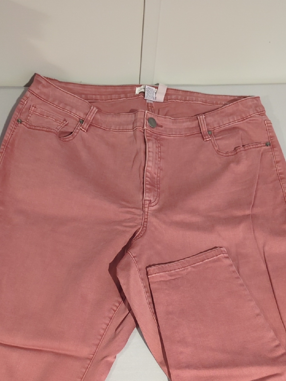 Lane Bryant Mid-Rise Dusty Rose Skinny Jeans